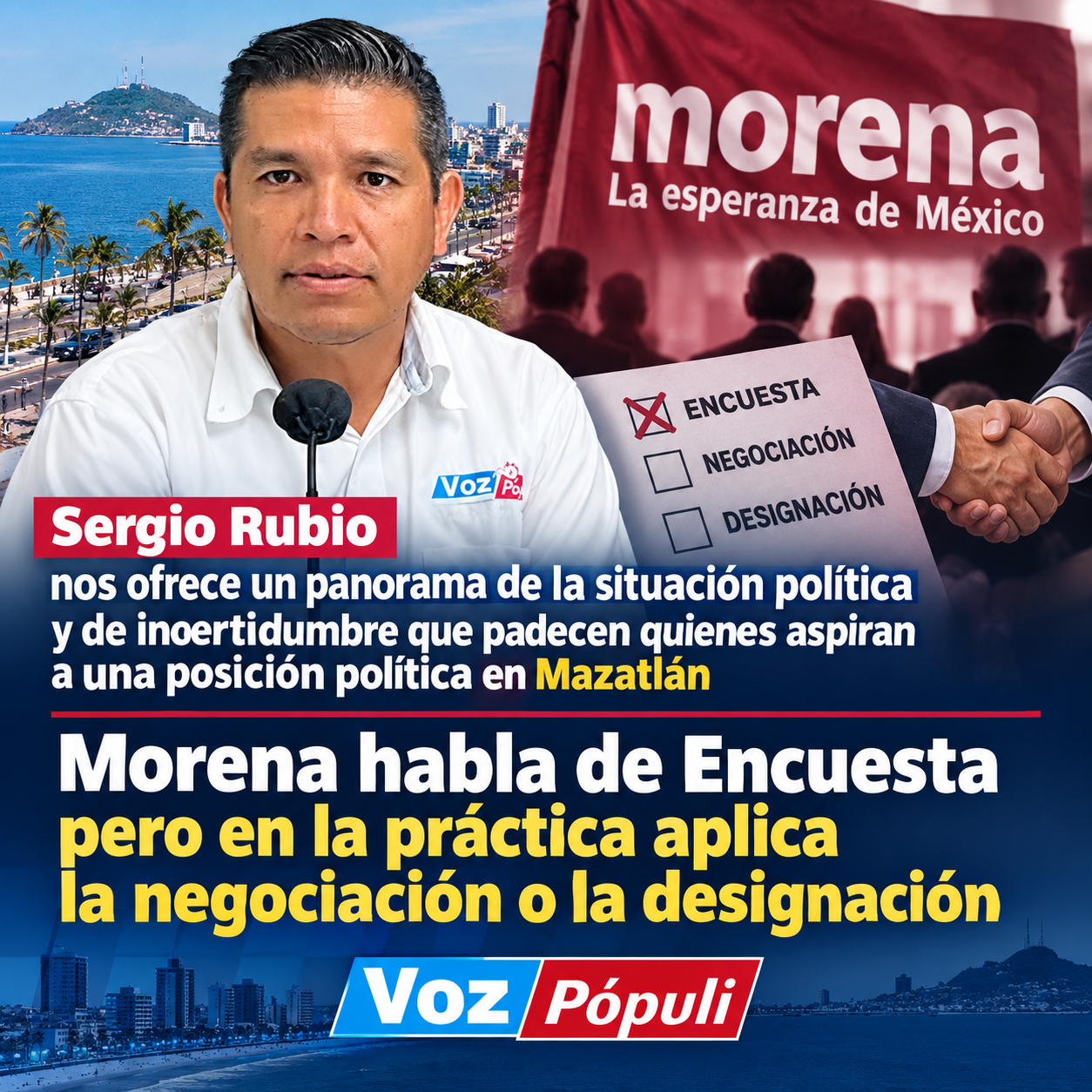 La Encuesta o Negociación: la Incertidumbre en Morena