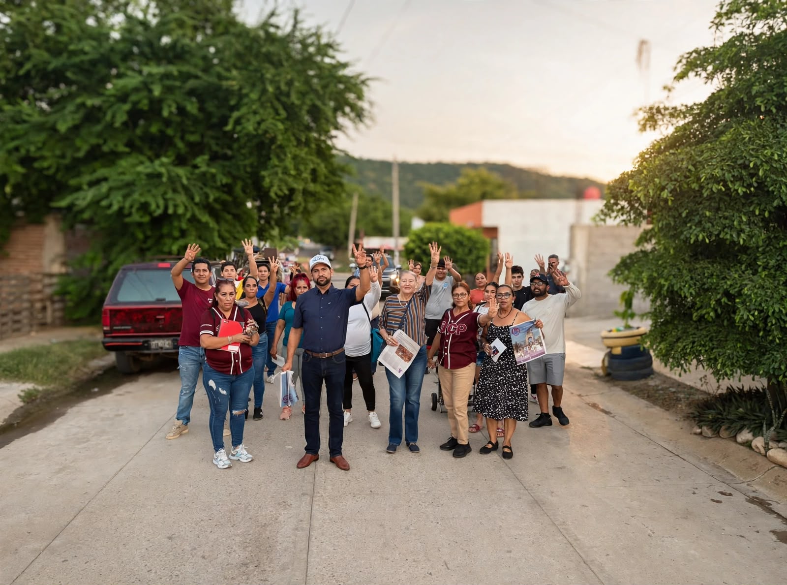 Recorre Juan Carlos Patrón el Fracc. Santa Teresa