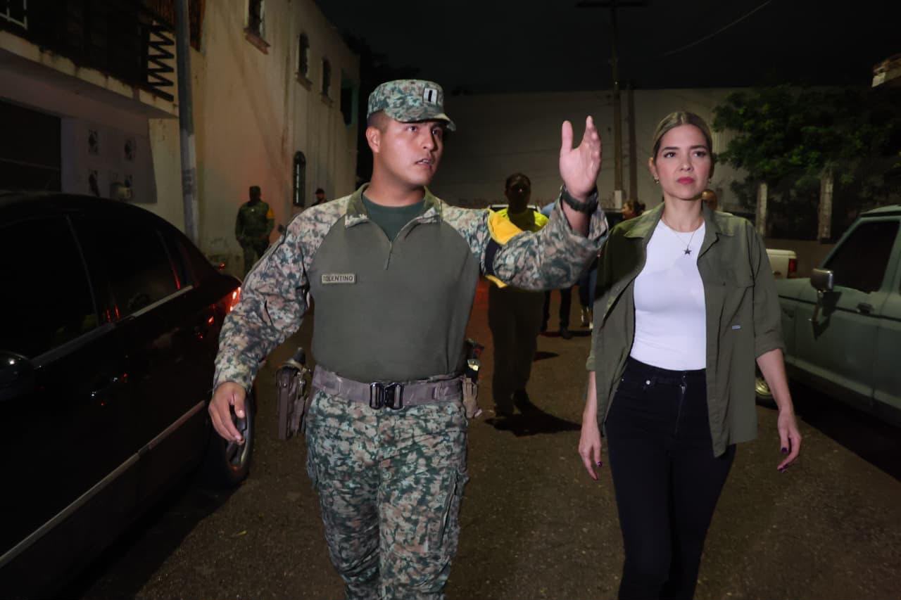 Recorren Zonas Impactadas por las lluvias en Mazatlán