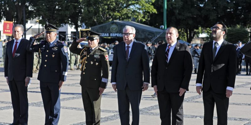 Rocha Moya encabeza la ceremonia del 114 aniversario del Inicio de la Revolución Mexicana