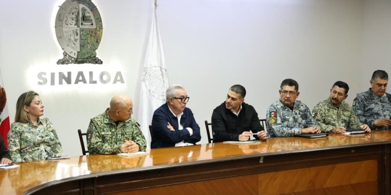 Rocha y Harfuch se Reunieron hoy en Culiacan