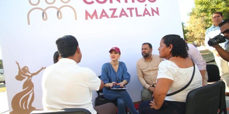 ¡Contigo Mazatlán! llegó hoy al Infonavit El Conchi