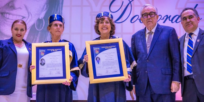 Otorga la UAS el Doctorado Honoris Causa a Annie Pardo Cemo y Rosaura Ruiz Gutiérrez