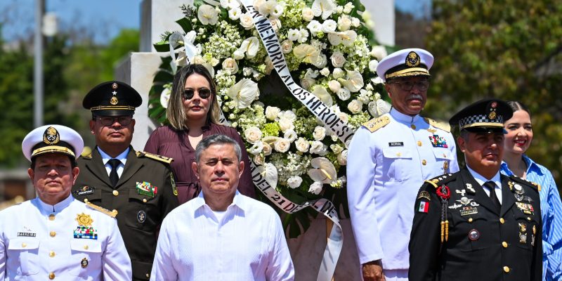 Rinden Honores a los Defensores de la Patria de la Gesta Heroica de Veracruz