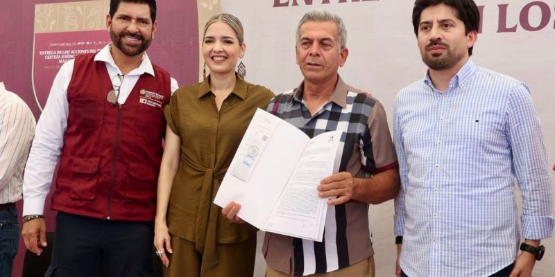 Casi Mil 200 Familias de Mazatlán y Concordia Obtuvieron Escrituras de sus Propiedades