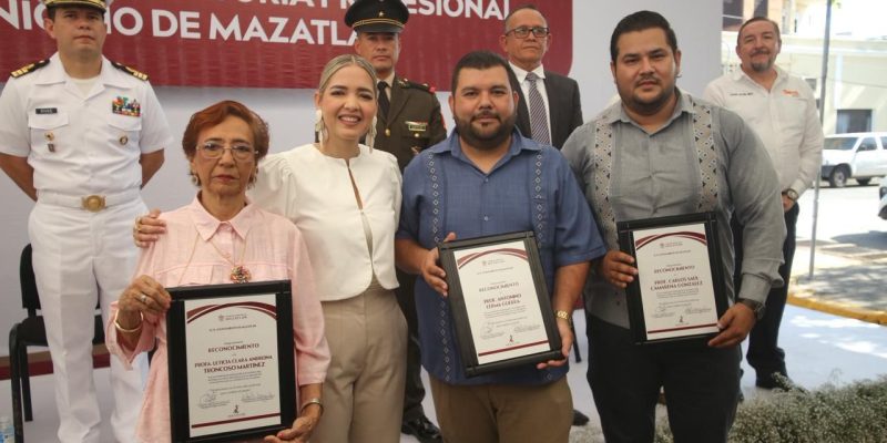 Reconocen Trayectoria de tres Maestros Distinguidos