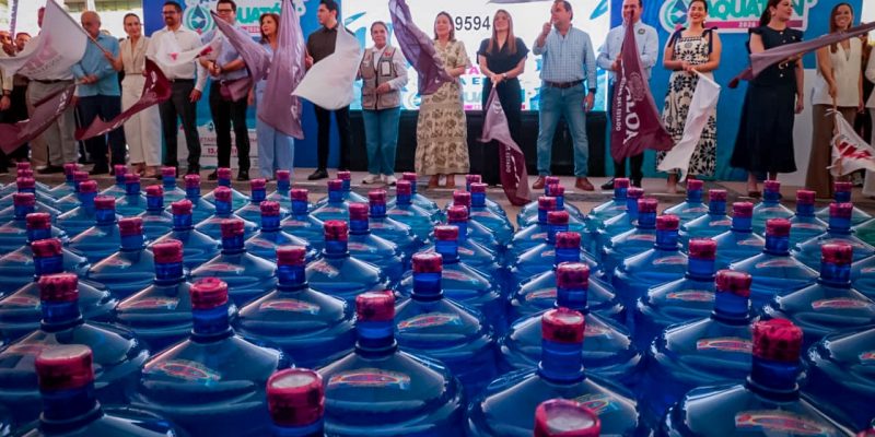 Yeraldine Bonilla Encabezó Hoy el Arranque del «Aquatón» 2026