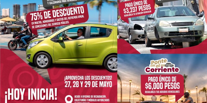 Aprovecha los Descuentos que Ofrece el Estado,Hoy Inician