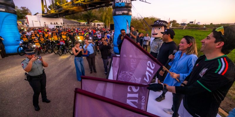Yeraldine Bonilla Encabeza el Banderazo de la Rodada Estatal por el Día Mundial de la Bicicleta
