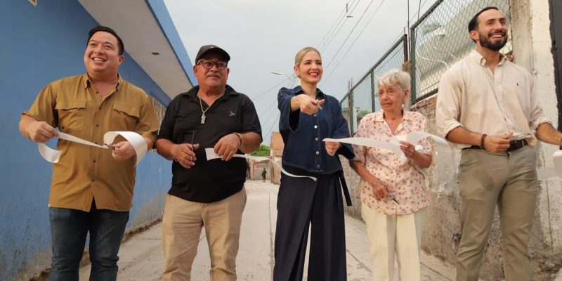Entregan Dos Obras de Pavimentación en la Klein