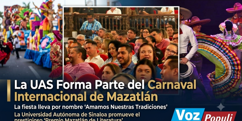La UAS Forma Parte del Carnaval Internacional de Mazatlán