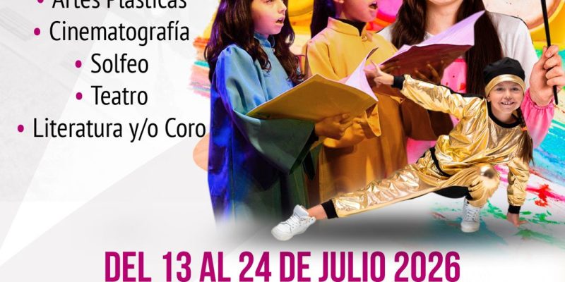 Este verano inscriba a sus hijos en el Curso Artístico Integral del CMA