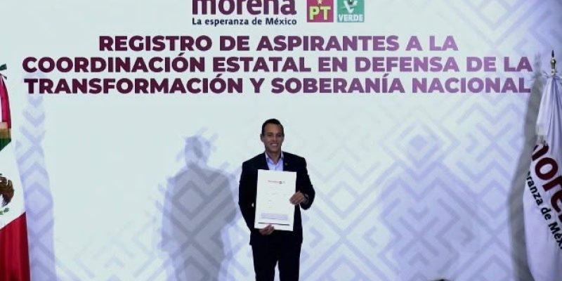 Se registra Jesús Ibarra para Coordinador Estatal de los Comités de Defensa de la Transformación y la Soberanía Nacional