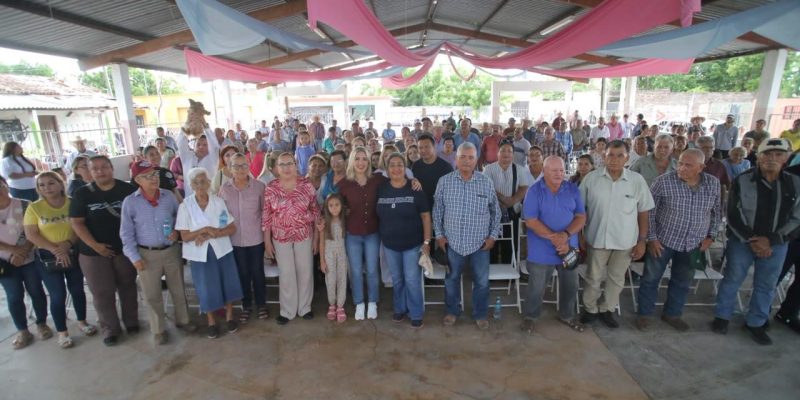 Desde Coyotitán, San Ignacio, Estrella Palacios llama a fortalecer la transformación en Sinaloa