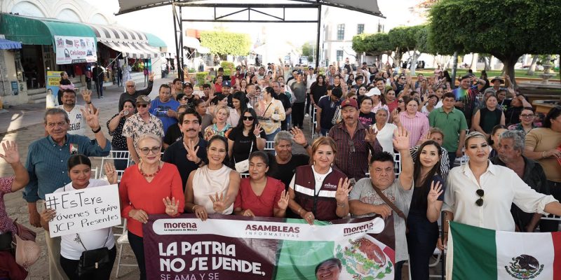 Tere Guerra llegó a La Cruz de Elota