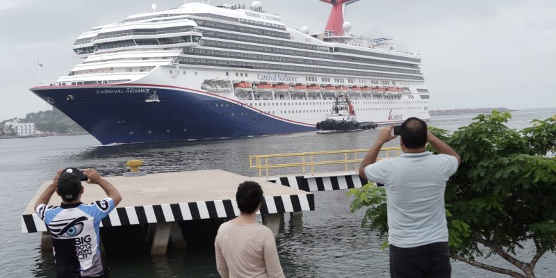 Llegó el Carnival Radiance con más de 4 mil visitantes a Mazatlán
