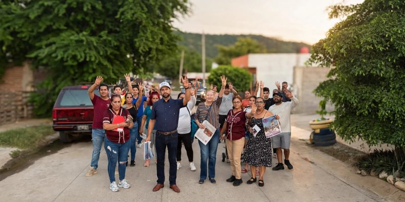 Recorre Juan Carlos Patrón el Fracc. Santa Teresa