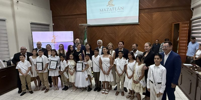 También es mujer la presidenta municipal infantil  2026 en Mazatlán 