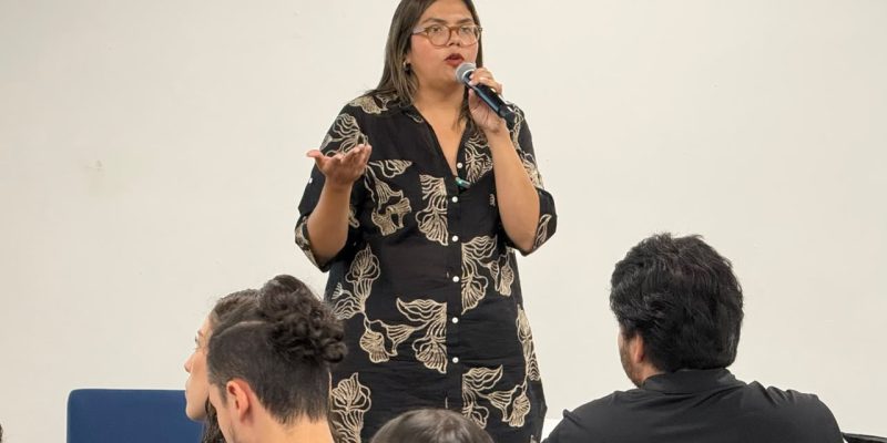 Sthefany Rea imparte charla a estudiantes del Tec de Monterrey