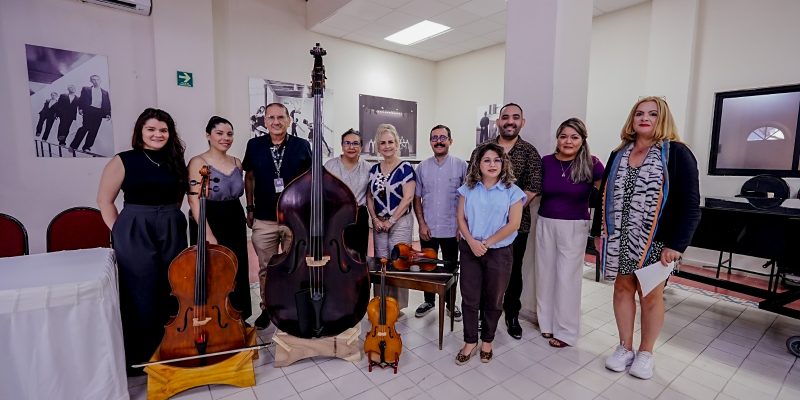 Anuncian en rueda de prensa el Festival de Cuerdas de Mazatlán 2026