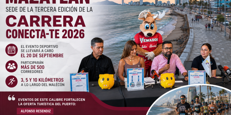 Mazatlán será sede de la tercera edición de la Carrera Conecta-Te 2026